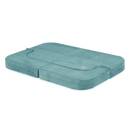 MISIOO Sofa Bed Foldie, niebieski sztruks premium