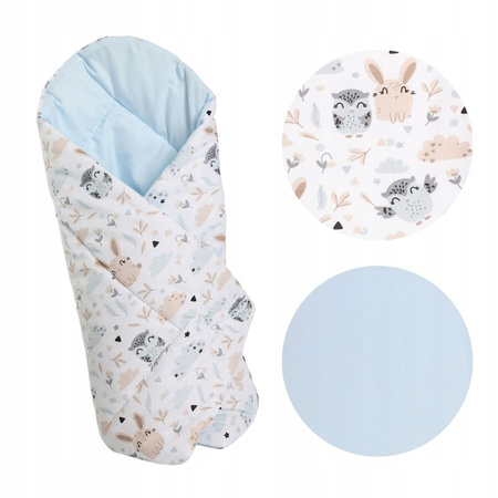 LAMA LOVE Baby Kornett, 80x80, Waldtiere