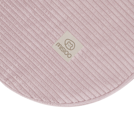 MISIOO Sofa Bed Foldie, jasny róż, sztruks premium