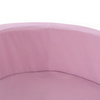 Misioo Bällebad, rosa, rund, Samt, 90x30, 200 Bälle: Perle hellrosa, silber, perle
