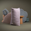 MISIOO Sitzsack, 120x80 cm, blau, Premium Cord