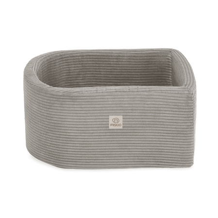 Misioo Mini-Spielplatz (+Pool und 100 Bälle), beige, Premium-Cord