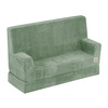 MISIOO Sofa z podłokietnikami Foldie, zielony sztruks premium