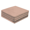 MISIOOO Matte, 120x120x5 cm, quadratisch , gold (beige) , Samt