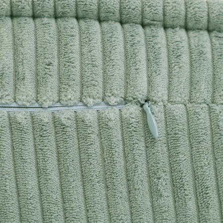 MISIOO Kinderklappsessel, 150x60x25 cm, grüner Premium-Cord