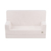 MISIOO Foldie Sofa mit Armlehnen, cremefarbenes Lammfell