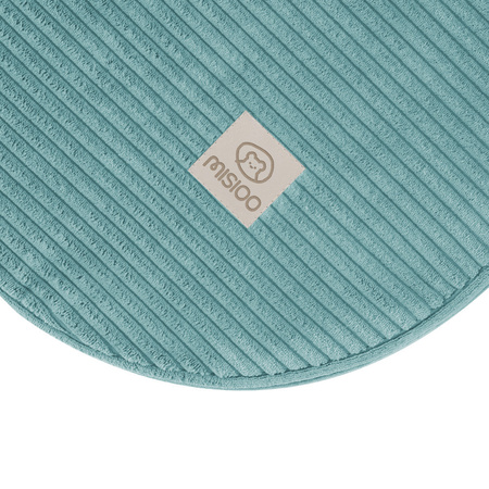 MISIOO Sofa Bed Foldie, niebieski sztruks premium