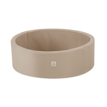 MISIOO Dry Pool, rund, 90x30 cm, beige, Outdoor, wasserdicht