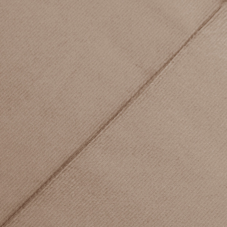 MISIOO Suchy basen, 90x40 cm, okrągły, złoty (beżowy), velvet