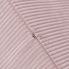 MISIOO Round pouf 40x30 cm, light pink, premium corduroy