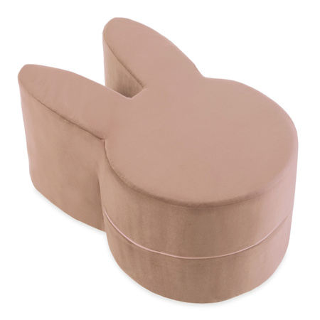 MISIOO pouf, 67x30 cm, rabbit, gold(beige)