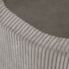 Misioo Piscine à balles, beige, ronde, velours côtelé de qualité supérieure, 90x30, 200 balles : perle, rose clair, or