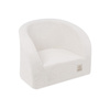 MISIOO Sessel, cremefarbenes Lammfell