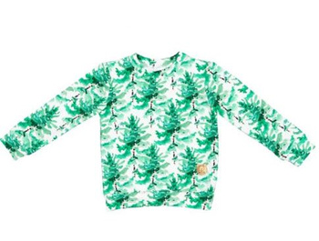 Misioo Sweatshirt mit Kordelzug, Trees 68/74