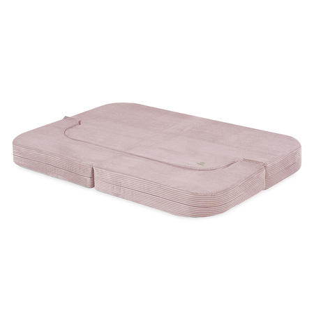 MISIOO Sofa Bed Foldie, jasny róż, sztruks premium