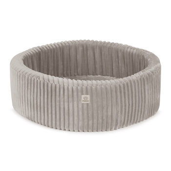 MISIOO Trockenbecken, 90x30 cm, rund, beige, Puffy Lamell