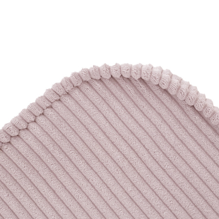 MISIOO Kinderklappsessel, 150x60x25 cm, hellrosa, Premium-Cord