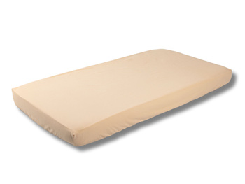 LAMA LOVE Kinderbetttuch, 120x60, Beige