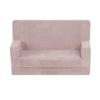 MISIOO Foldie Sofa mit Armlehnen , hellrosa, Premium Cord