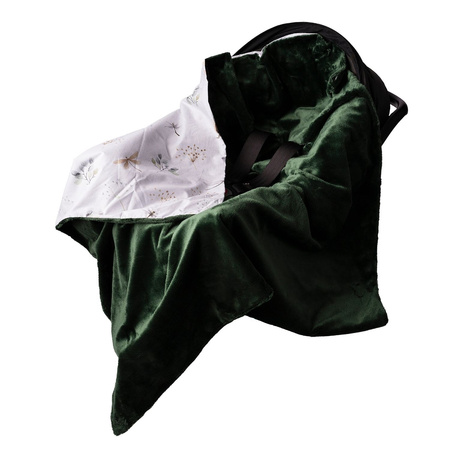 LAMA LOVE Otulacz do fotelika, 100x100, Ważki