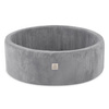 MISIOO Spielplatz 3 Elemente + Trockenpool 90x30 (+200 Bälle: Perle, Silber, Hellblau), grau, Premium Cord)