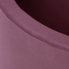 Misioo Basen z piłkami, bordowy, okrągły, velvet, 90x40, 300 piłek: perłowy, jasnoróżowy, srebrny