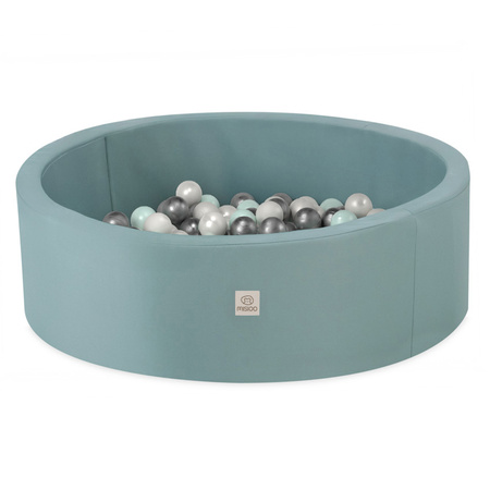 MISIOO Dry Pool, rund, 90x30 cm, grün, Outdoor, wasserdicht