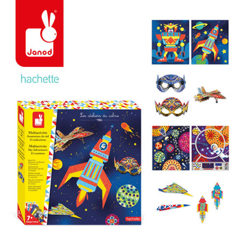 JANOD Multizestaw Kosmiczne Przygody, zabawka artystyczna