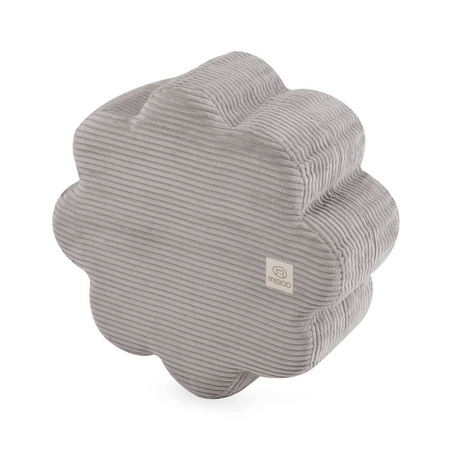 MISIOO Blumen Sitzsack, 54x25 cm, beige, Premium-Cord