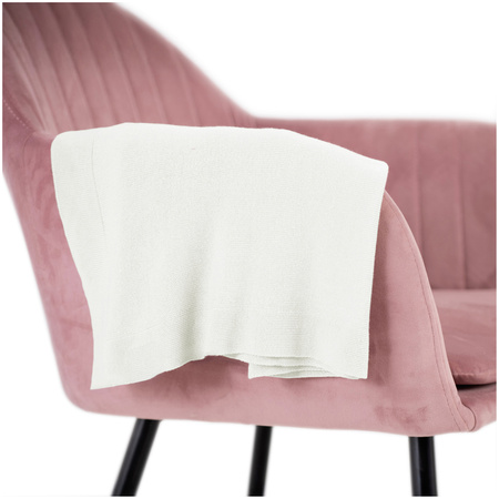 MISIOO Baby-Bambusdecke 80x90 cm, Creme weiß