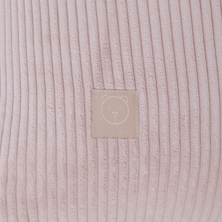 MISIOO, Sack pouf, 120x80 cm, light pink, premium corduroy