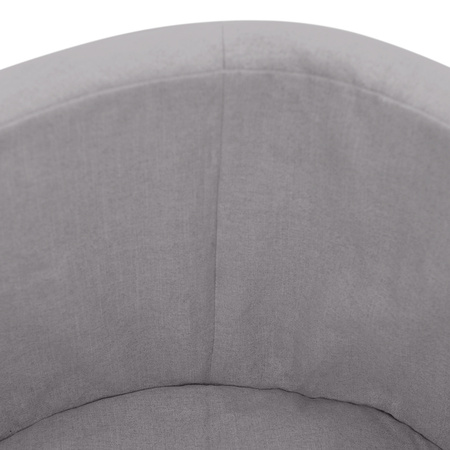 Misioo Basen z piłkami, jasnoszary, okrągły, eco, 90x30, 200 piłek: perłowy, jasnoniebieski, srebrny