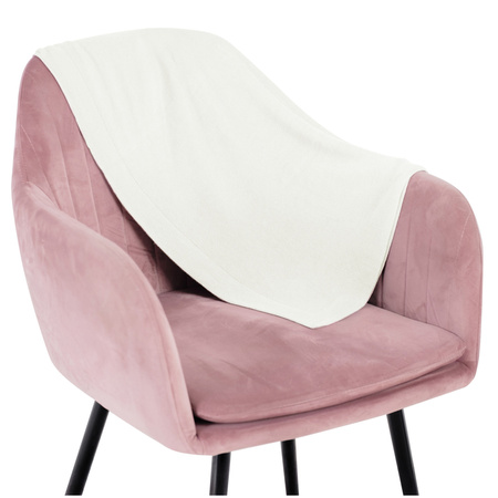 MISIOO Baby-Bambusdecke 80x90 cm, Creme weiß