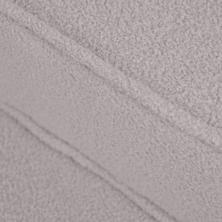 MISIOO Fotel rozkładany dla dziecka, 150x60x25 cm, szary baranek