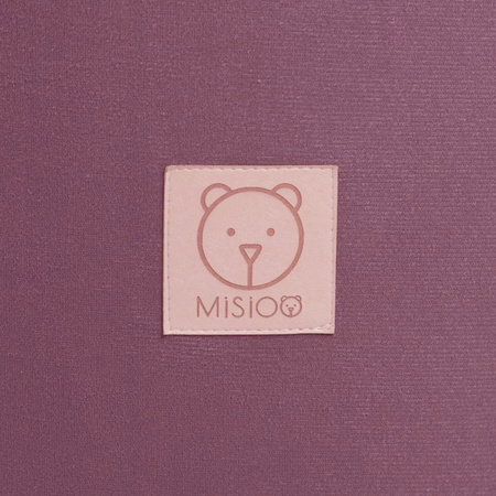 MISIOO Trockenbecken, 90x40 cm, rund, fliederfarben, Samt