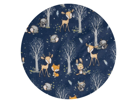 LAMA LOVE crib sheet, 120x60, Dark forest