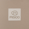MISIOO Dry Pool, rund, beige, Outdoor, wasserdicht, 90x30 cm, 200 Bälle: perlgrau, transparent, gold