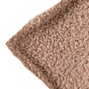 MISIOO Puffy Square Fotel, 77x67x50, beżowy, boucle