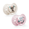 Lovi dynamic silicone pacifier 3 m + Wild Soul Girl 2 pcs. Orthodontic