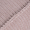 MISIOO Sitzsack, 60x60 cm, Bodenkissen, hellrosa, Premium Cord