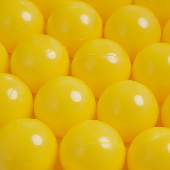 MISIOO Ball für das Bällebad, 6 cm, gelb