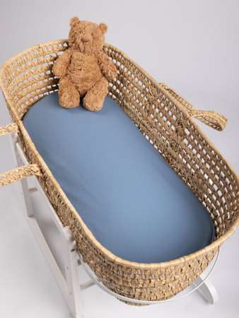 LAMA LOVE Carrycot/cradle sheet, 36x74, Blue