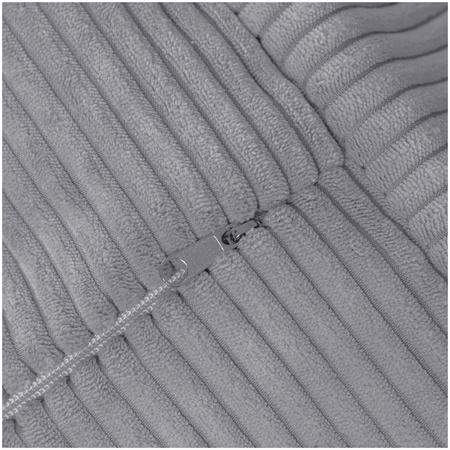 MISIOO Sako Taschenstuhl, grau, Premium Cord, Größe S (85x80x75)