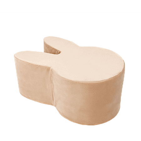 MISIOO Hocker, 67x30 cm, Kaninchen, gold(beige)