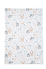 LAMA LOVE Baby-Decke, 70x50, Waldtiere