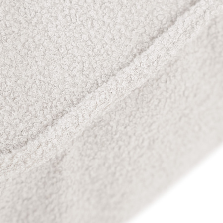 MISIOO Pufa, 60x60 cm, poduszka podłogowa, kremowy baranek