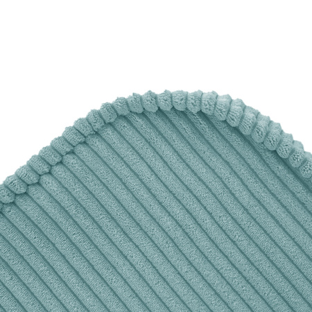 MISIOO Kinderklappsessel, 150x60x25 cm, Premium Cord blau
