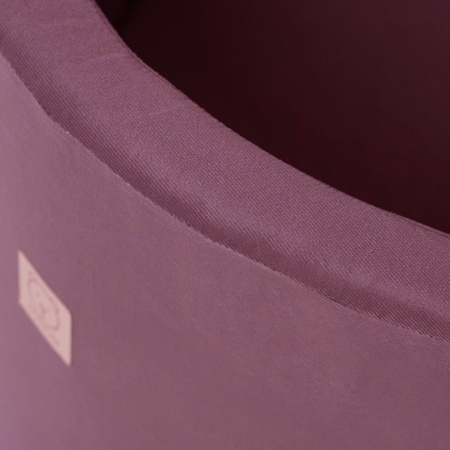 MISIOO Trockenbecken, 90x40 cm, rund, fliederfarben, Samt