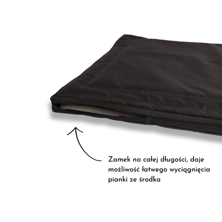 Matratze Bett Wasserdicht Schwarz 100x70cm