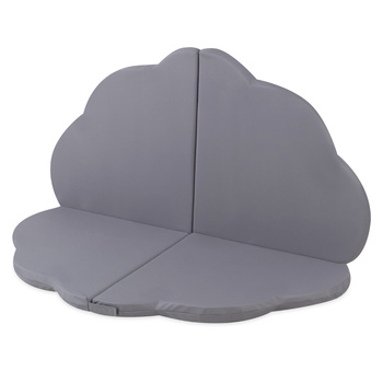 MISIOO Mata kwiatek, 115x115x5cm, szary, outdoor, wodoodporny